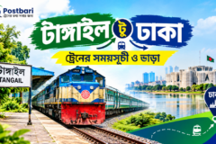 টাঙ্গাইল টু ঢাকা ট্রেনের সময়সূচী ও ভাড়া ২০২৬